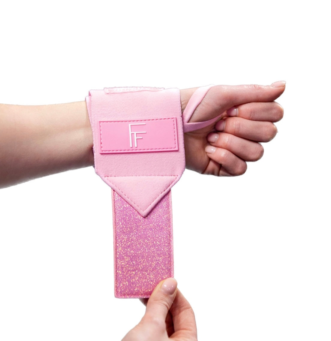 The Pink Mimosa wrist wraps