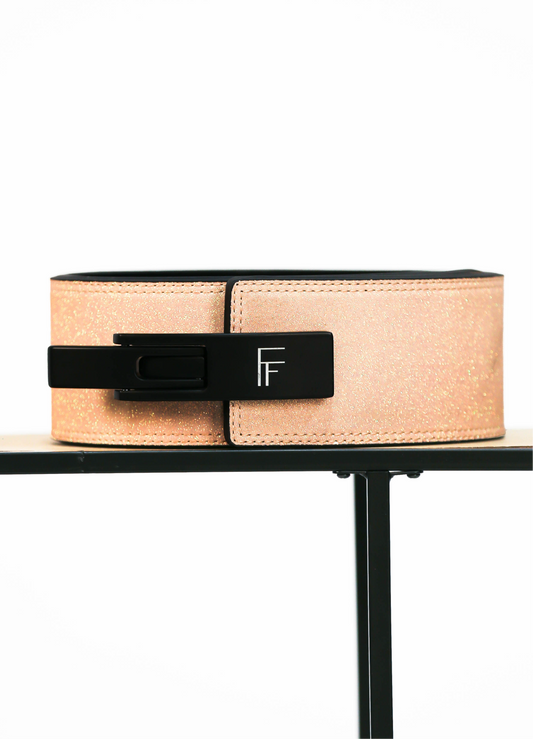 The Moscato Peach Powerlifting belt