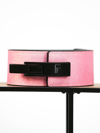The Pink Mimosa Powerlifting Belt
