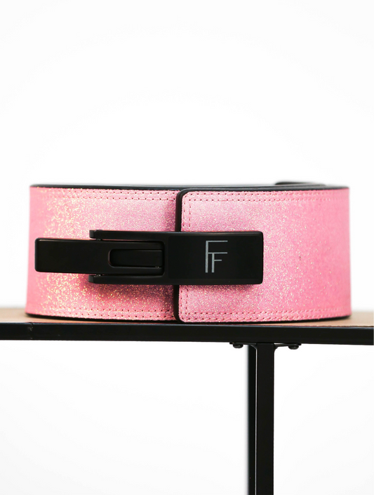 The Pink Mimosa Powerlifting Belt